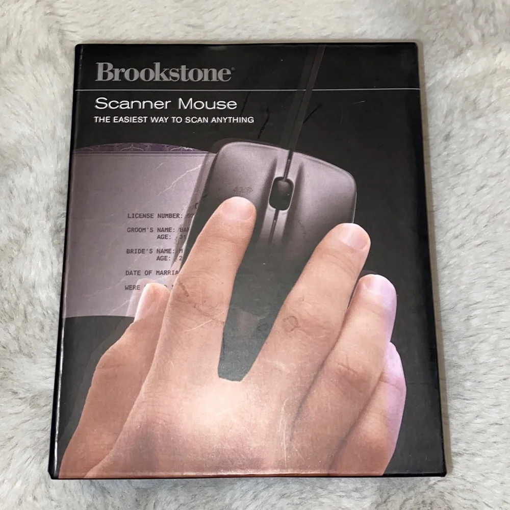 Brookstone Scanner Mouse